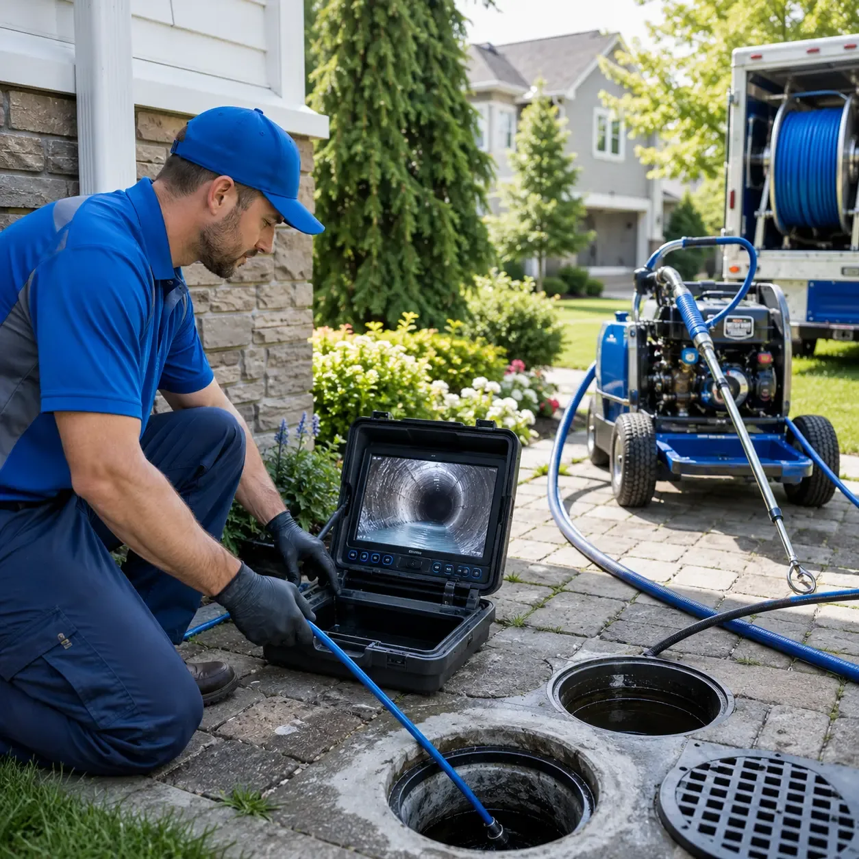 Outdoor drain cleaning professionals serving Wellington, KY